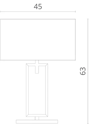 Настольная лампа Divinare 5933/01 TL-1 PORTA Черный
